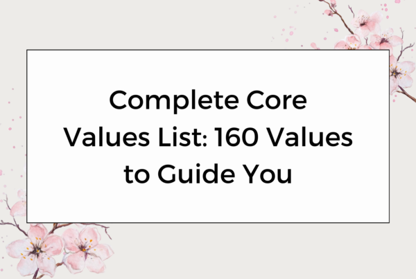 core values list